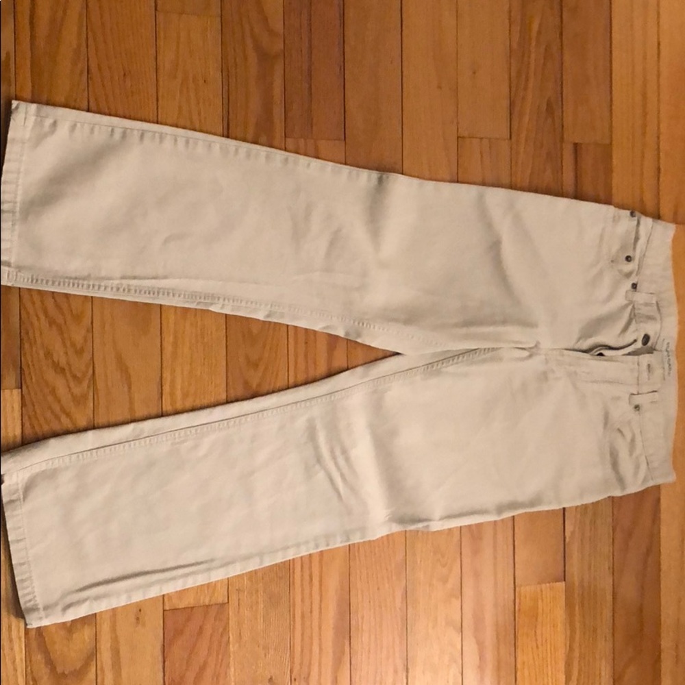 Banana republic off white 5 pocket pant